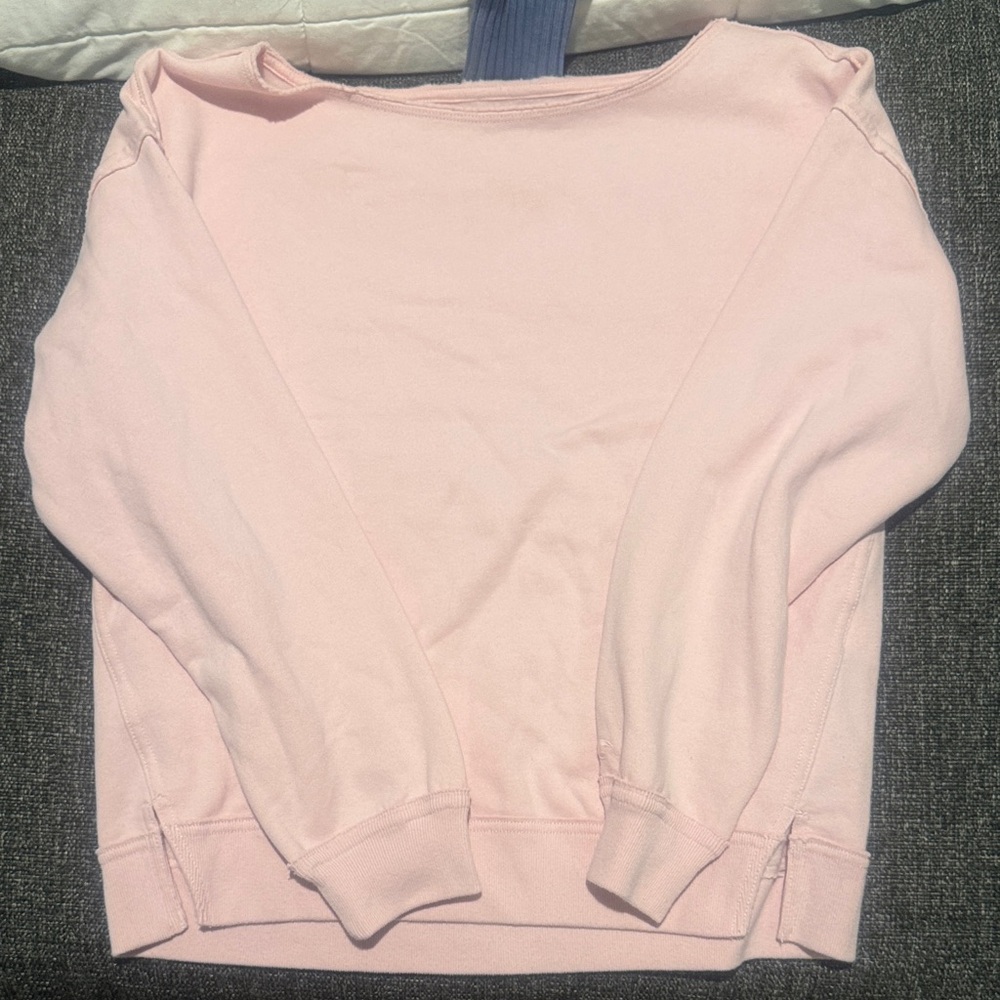 Hollister Soft Pink Fleece Top